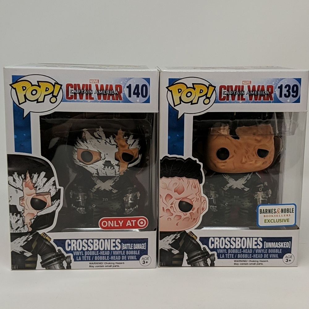 Funko Pop Civil War Crossbones Lot